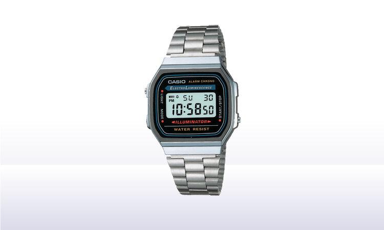orologio digitale casio anni 80 retro con schermo lcd