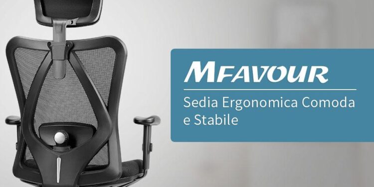 la sedia da ufficio ergonomica mfavour su qualità prezzo